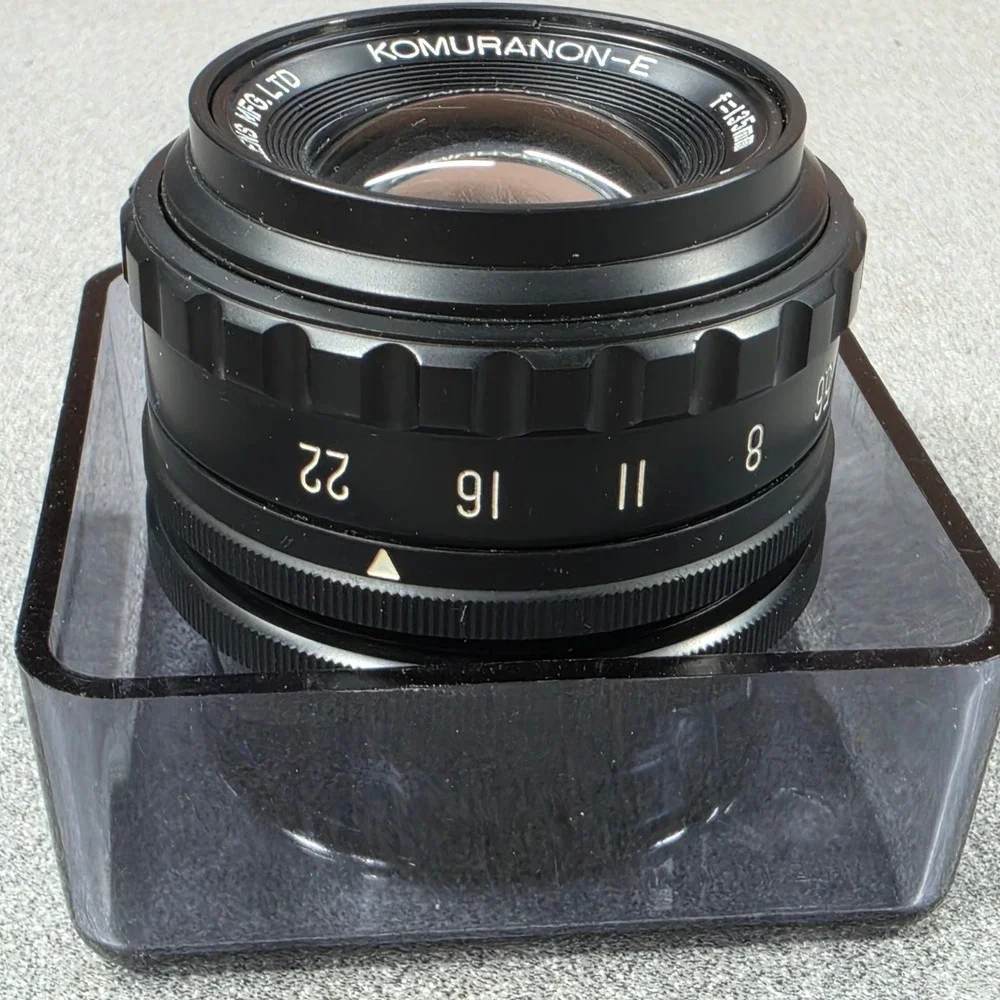 Komura Komuranon-E Lens Unisex 135mm Black Excellent f/5.6 Enlarging Lens Japan